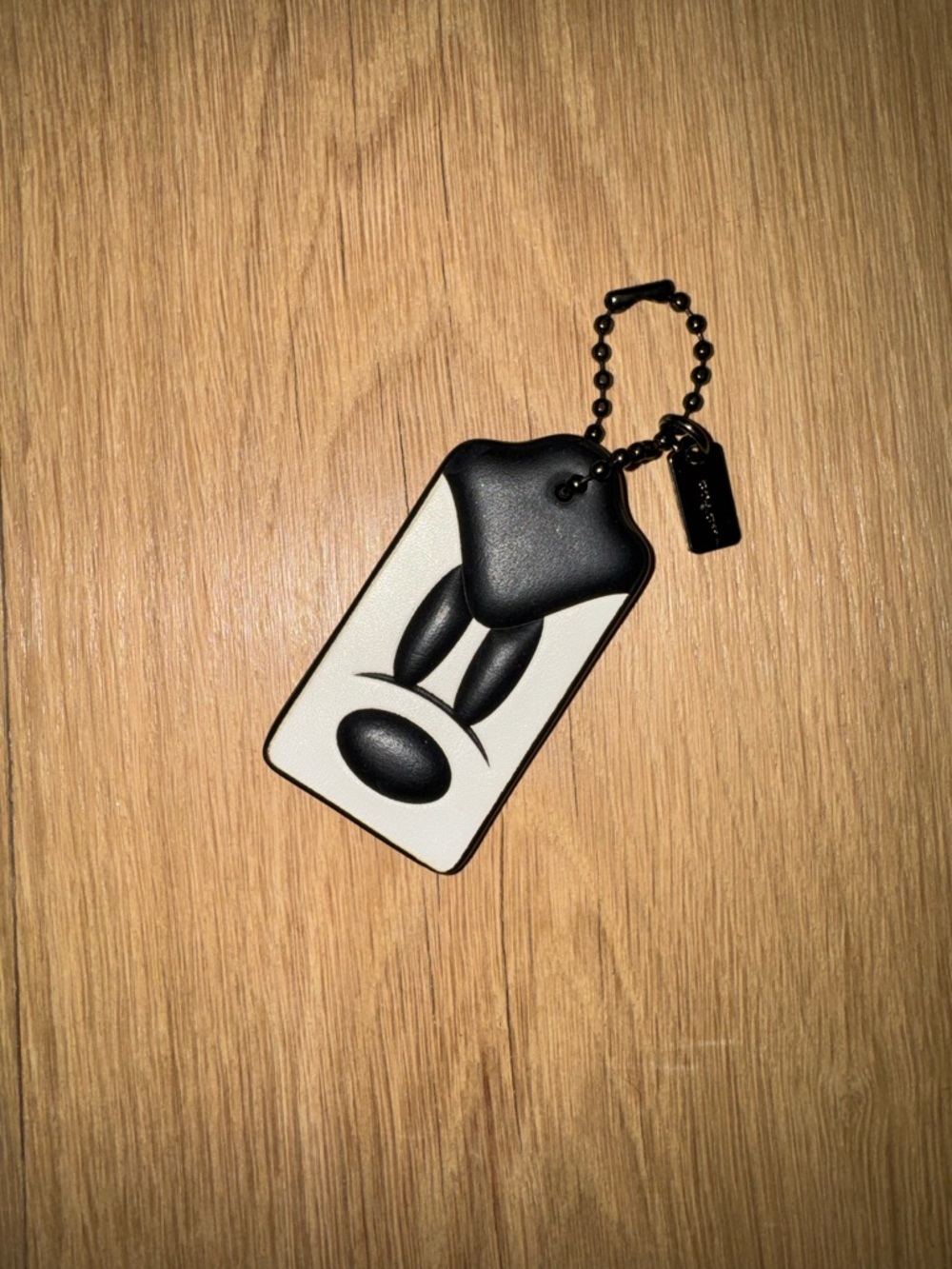 Coach X Disney Keychain Tag Charm